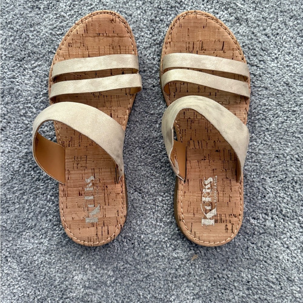 Korks Women's Tan Sandals